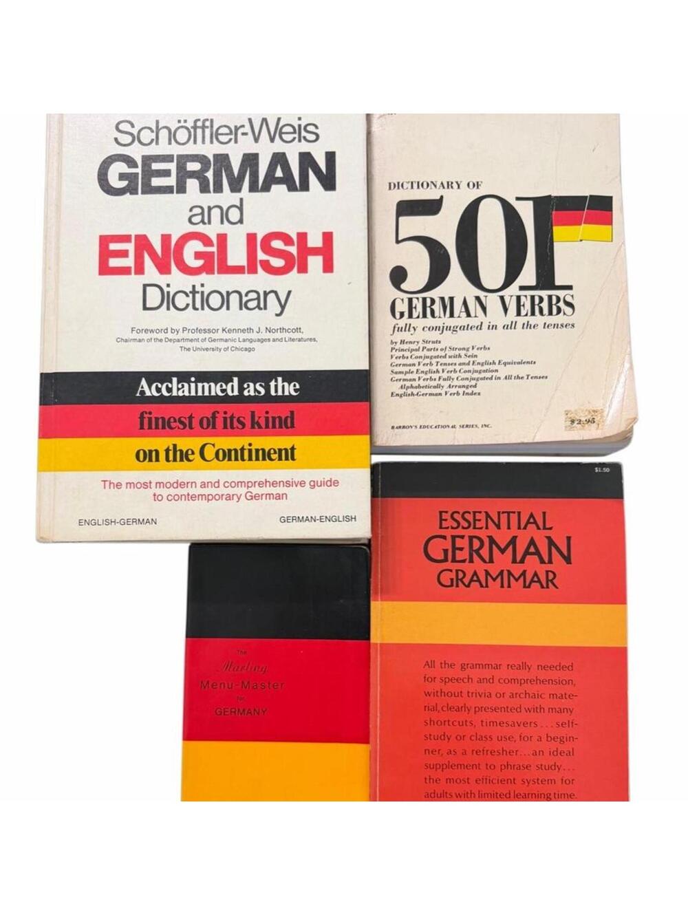 Vintage German Language Book Bundle of Four